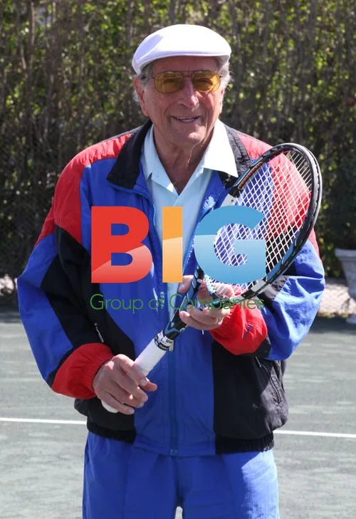 Tony Bennett and Alejandro Sanz at Tennis Event