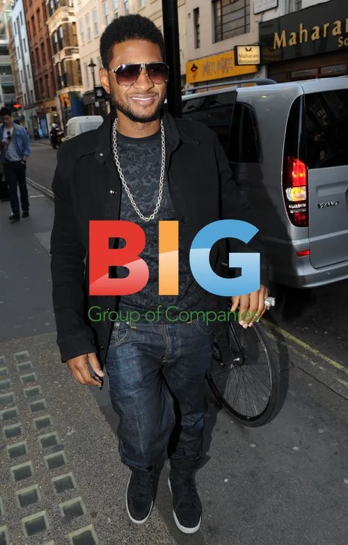 Usher out and about in London