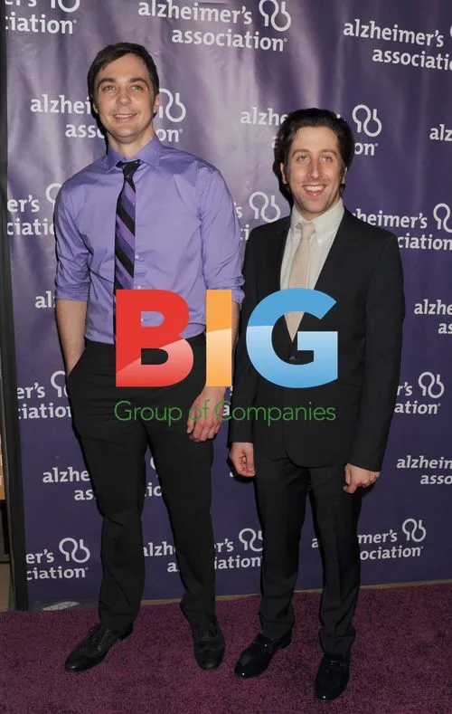 Jim Parsons and Simon Helberg at Alzheimer's Gala