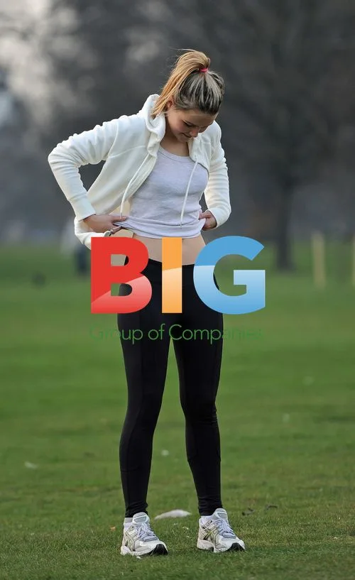 Amber Atherton Working Out in London Park
