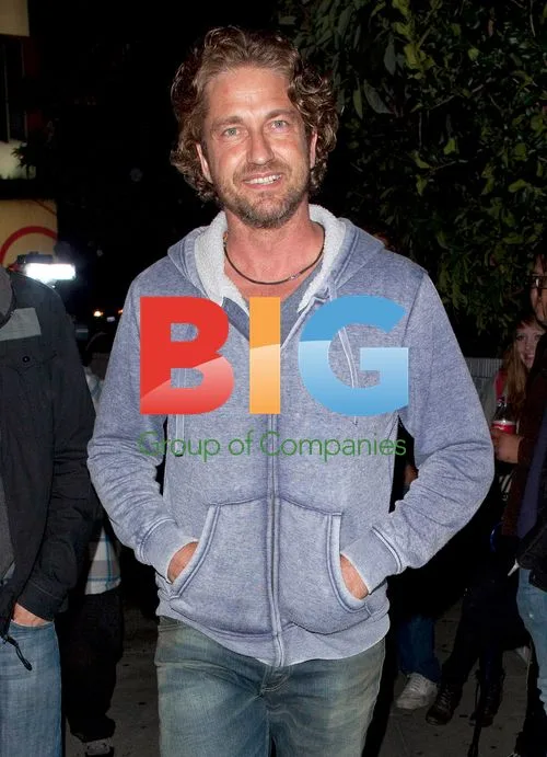 Gerald Butler Leaves Chateau Marmont Hotel