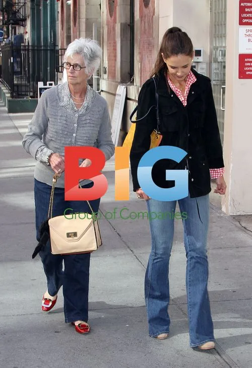 Katie Holmes takes a walk with her mother in NYC