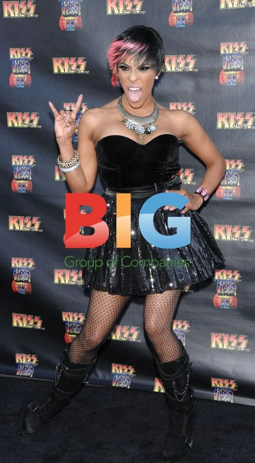 Cheaza at KISS Monster Mini Golf Opening