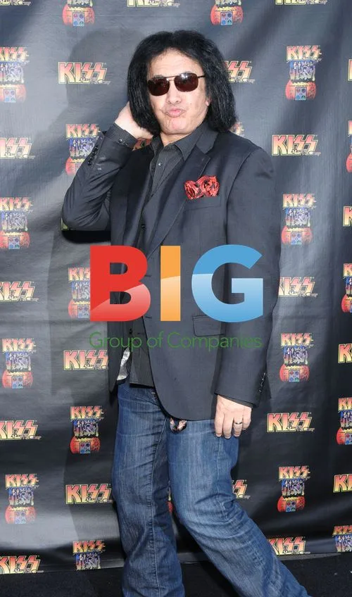 Gene Simmons at KISS Mini Golf Opening