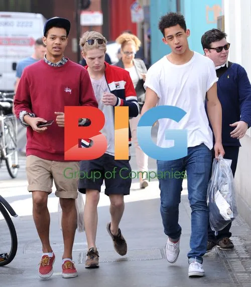 Rizzle Kicks shopping in Mayfair