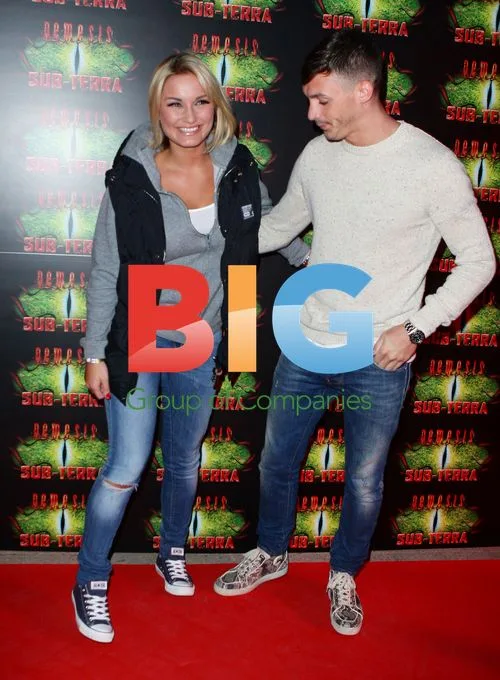 Kirk Norcross and Sam Faiers at Alton Towers