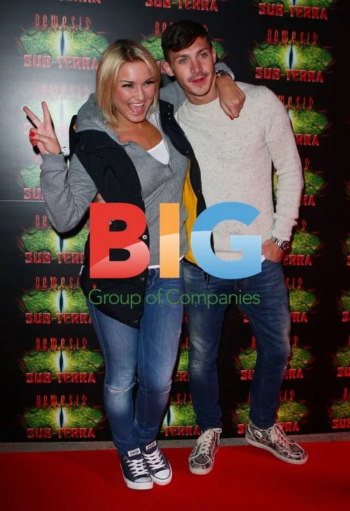 Kirk Norcross and Sam Faiers at Alton Towers