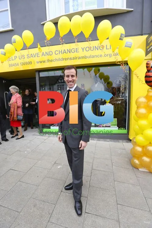 Anton Du Beke Opens Children's Air Ambulance Shop