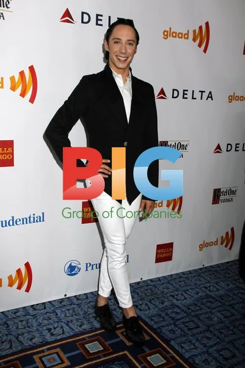 Johnny Weir at GLAAD Media Awards