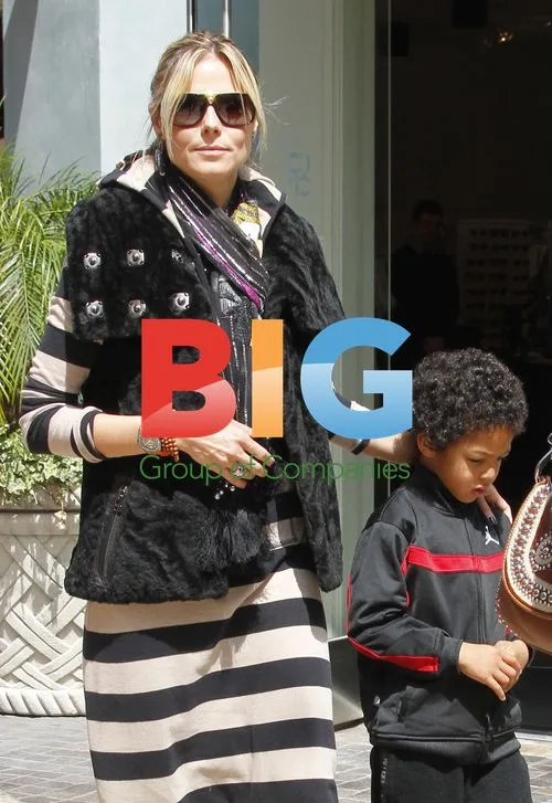 Heidi Klum and family out in LA