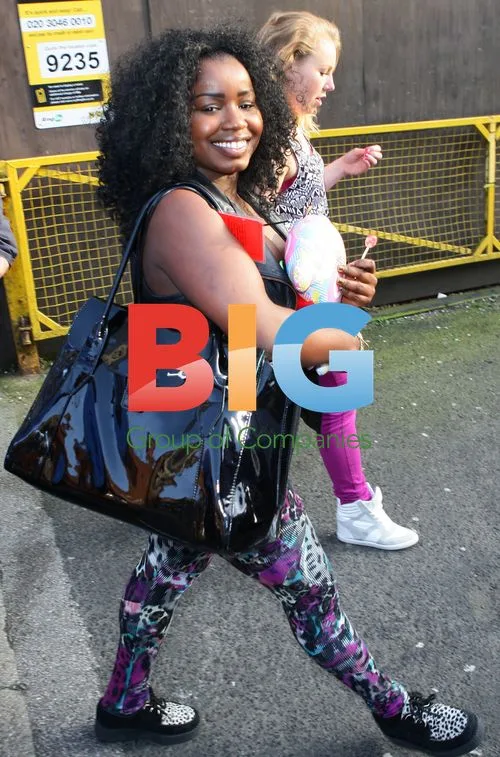 Misha B Leaving Hotel Ahead of X Factor Tour