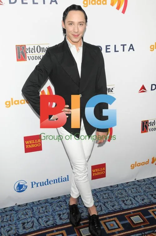 Johnny Weir at GLAAD Media Awards
