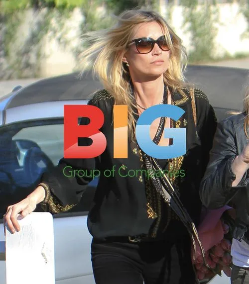 Supermodel Kate Moss in London