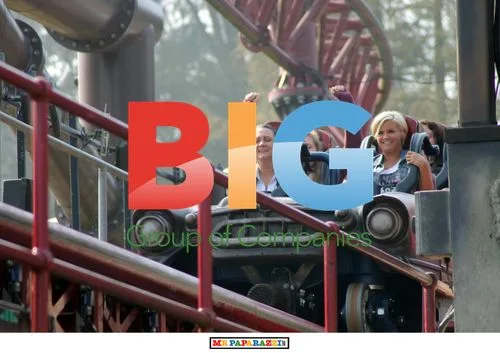 Kerry Katona and Boyfriend at Alton Towers
