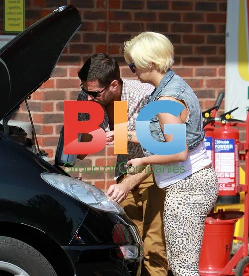 Kerry Katona and boyfriend in Cheshire