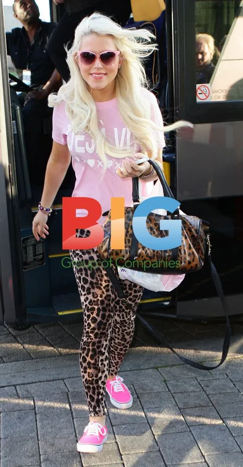 Amelia Lily Arriving at Hotel After X Factor Tour