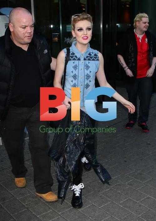 Perrie Edwards Leaving Hotel After X Factor Tour