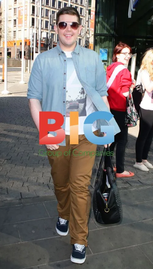 Craig Colton Leaves Hotel During X Factor Tour