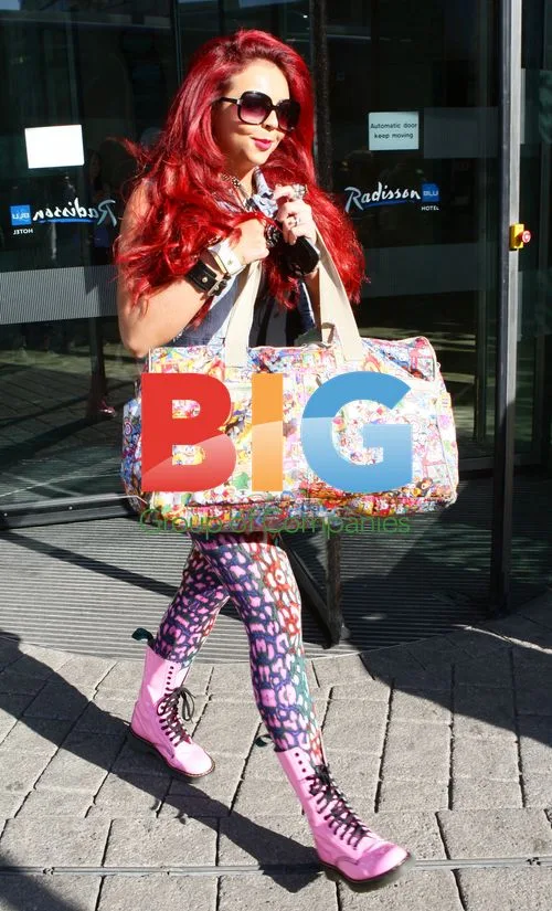 Jesy Nelson Leaves Hotel During X Factor Tour