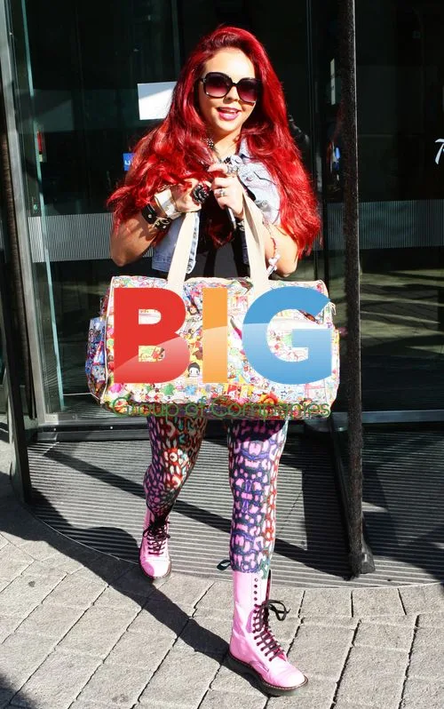 Jesy Nelson of Little Mix Leaves Hotel