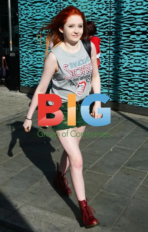 Janet Devlin Leaves Birmingham Hotel for X Factor Live Tour