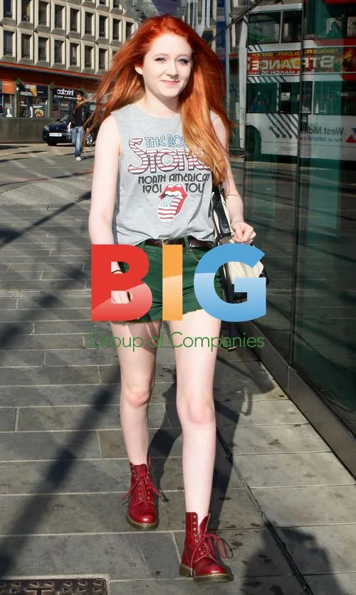 Janet Devlin Leaves Birmingham Hotel for X Factor Tour