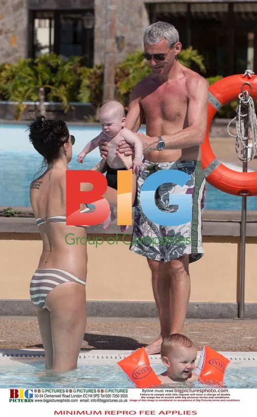 Danielle Lloyd on family vacation