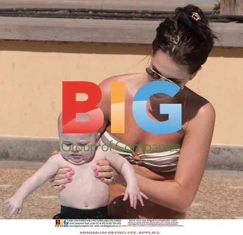 Danielle Lloyd on Holiday with Family