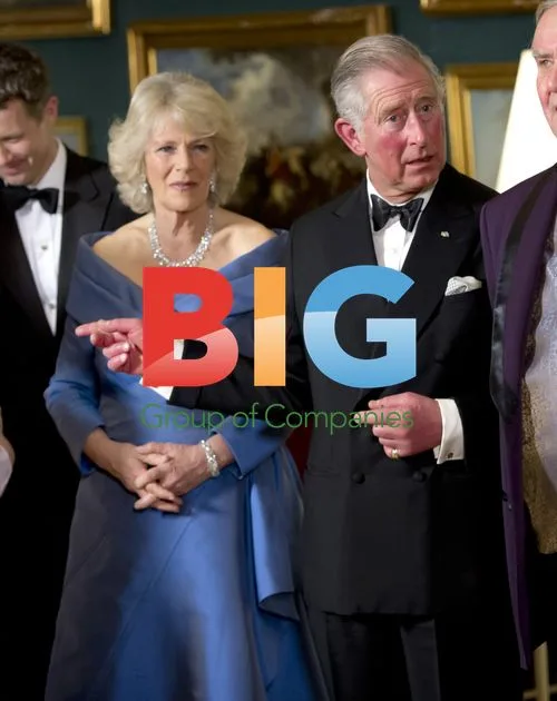 Prince Charles and Royals Arrive at Palace Dinner