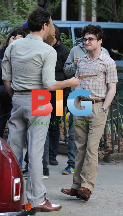 Daniel Radcliffe on 'Kill Your Darlings' Set