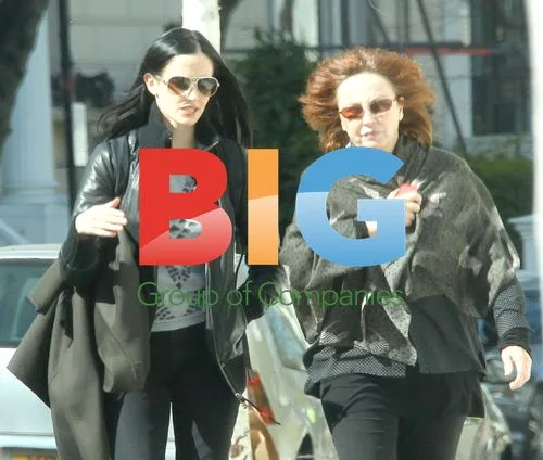 Eva Green walks with mother in London
