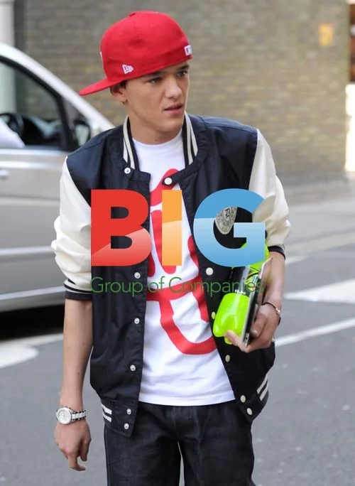 George Sampson Leaves TV Studio in London