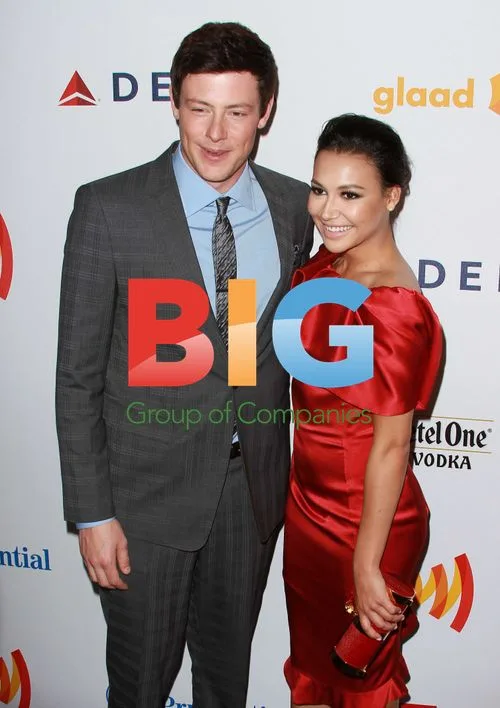 Naya Rivera and Cory Monteith at GLAAD Media Awards