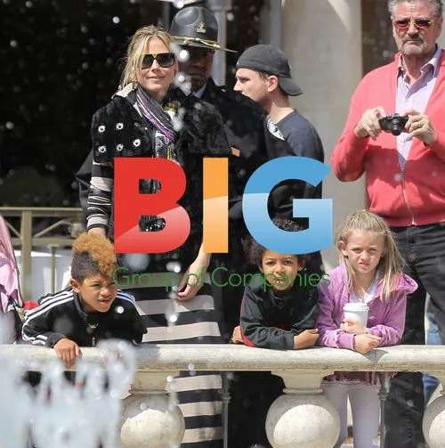 Heidi Klum Takes Kids to Karate Class