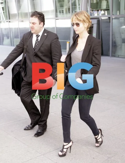 Jennifer Lawrence Arrives in London