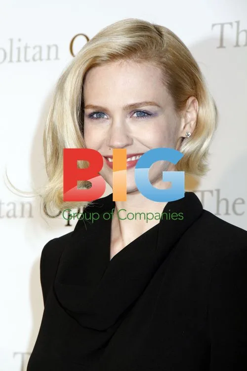 January Jones at Metropolitan Opera Premiere