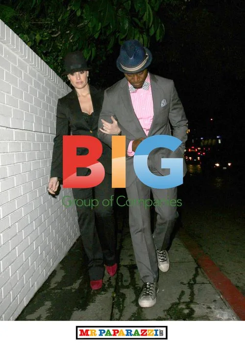 Taye Diggs and Idina Menzel at Perez Hilton's Birthday Party
