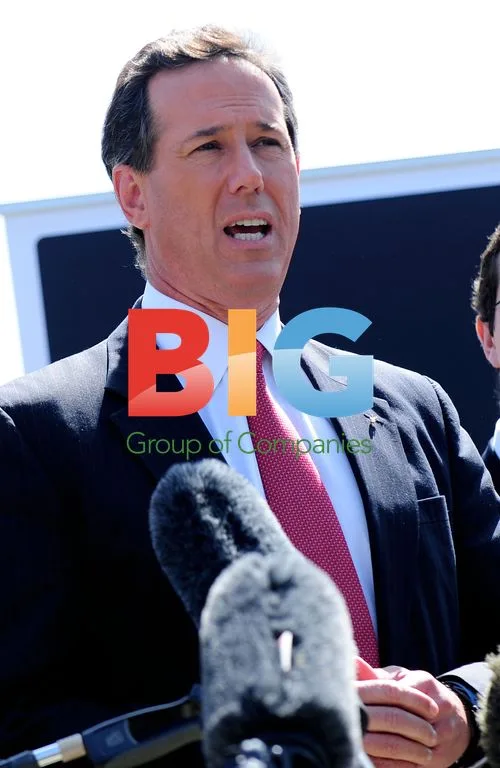 Rick Santorum Speaks Outside Supreme Court