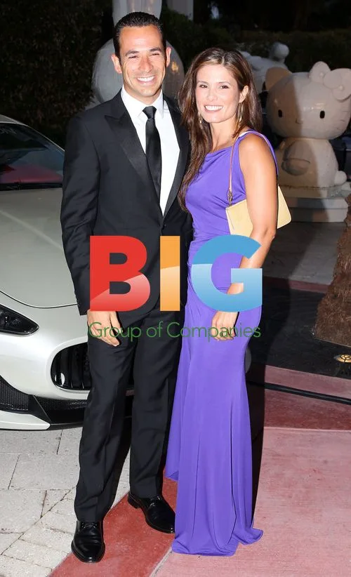 Helio Castroneves at Miami Charity Event