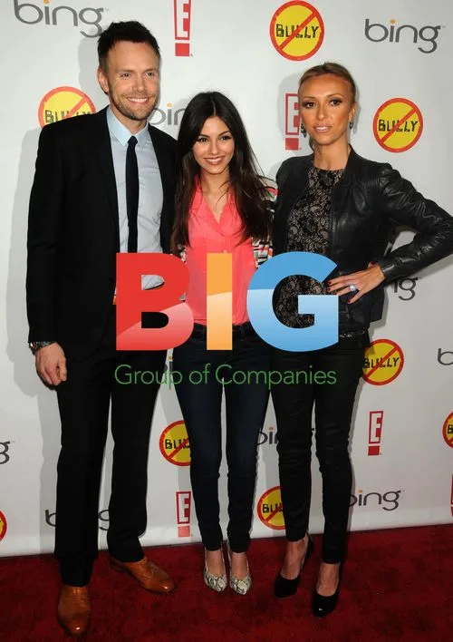 Joel McHale, Victoria Justice and Giuliana Rancic at 'Bully' Premiere