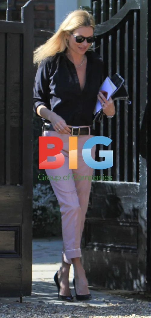 Kate Moss Leaving Home in London