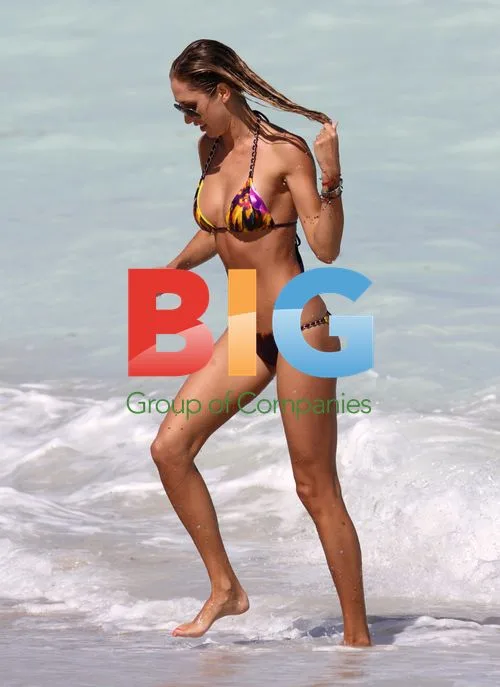 Model Lauren Stoner at the Beach