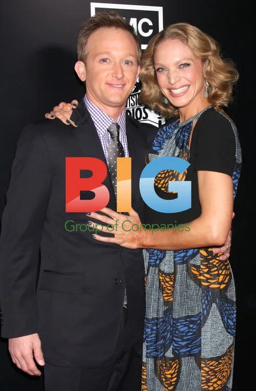 Eric Ladin and Kristin Lehman at 'The Killing' Premiere