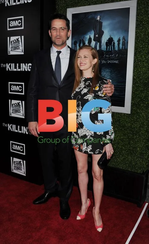 Billy Campbell and Mireille Enos at 'The Killing' Season 2 Premiere
