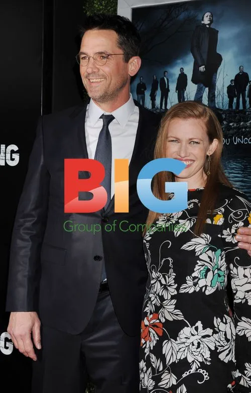 Billy Campbell and Mireille Enos at 'The Killing' Premiere