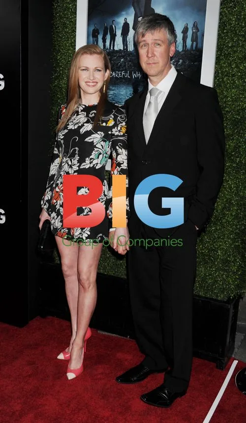 Mireille Enos and Alan Ruck at 'The Killing' Premiere