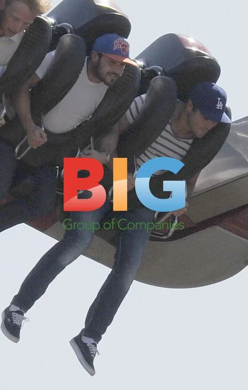 Mark Wright and Jack Tweed at Thorpe Park
