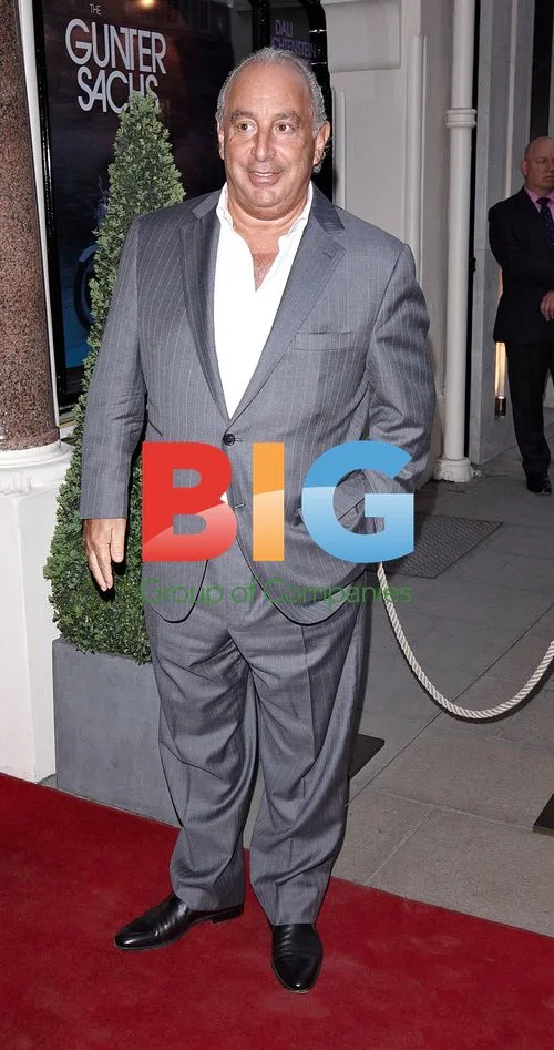 Sir Phillip Green at book launch party