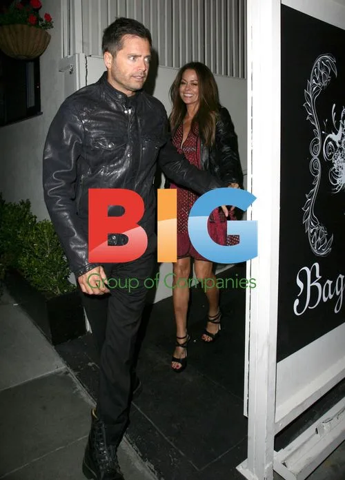 Brooke Burke and David Charvet Leave Restaurant