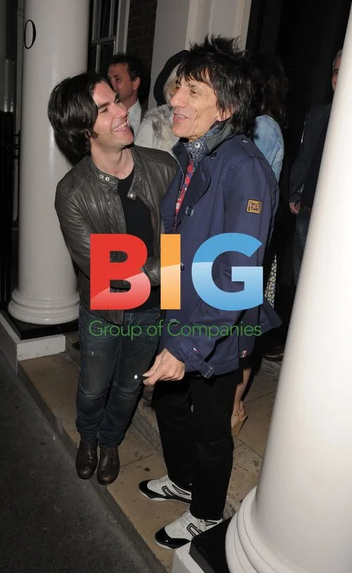 Ronnie Wood and Kelly Jones at The Arts Club